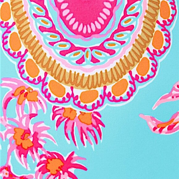 Lilly Pulitzer Ester One Piece Swimsuit in "Multi/Royal Coral" NWT - Size 2 - Picture 6 of 9